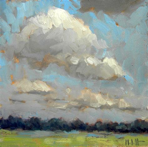 Heidi Malott Original Paintings Impressionist Sky Clouds Landscape