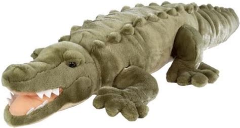 Wild Republic Jumbo Crocodile Giant Stuffed Animal Plush