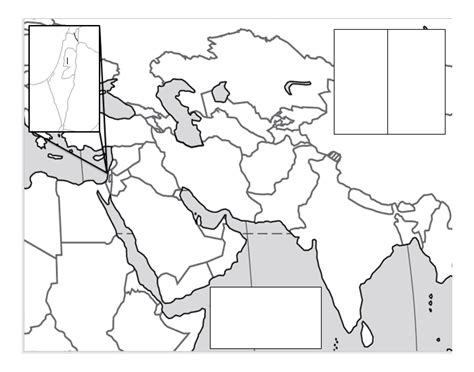 Middle East Map Quiz Review Printable