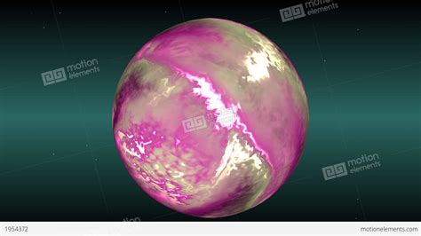 Pink Planet Stock Animation 1954372