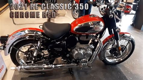 New 2021 Royal Enfield Classic 350 Chrome Red Colour Hindi Review