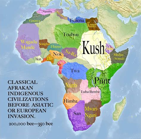 Kush On Map The Ancient Kingdom Of Kush כּוּשׁ‎ Was An Ancient