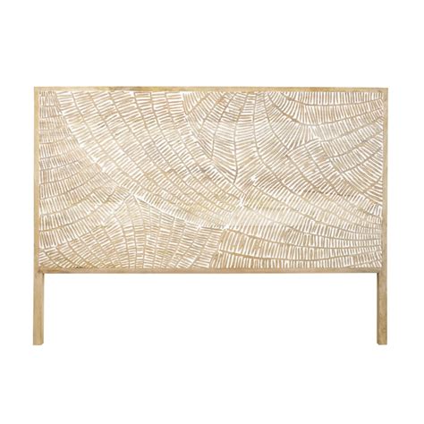 Donnez une touche de chaleur à cette collection de produits faits de bois 100% écologique. Tête de lit 160 en manguier massif sculpté en 2020 | Tête ...