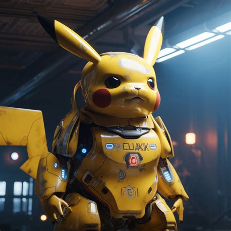 Artstation Robot Pikachu