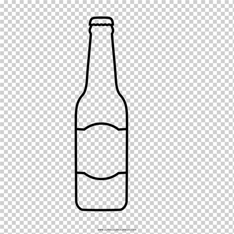 Botella De Cerveza Dibujo Para Colorear Libro Vidrio Botella Vaso