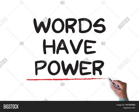 Words Have Power Image And Photo Free Trial Bigstock