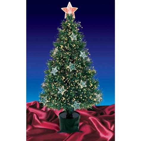 Northlight 3 Ft Pre Lit Fiber Optic Artificial Christmas Tree With