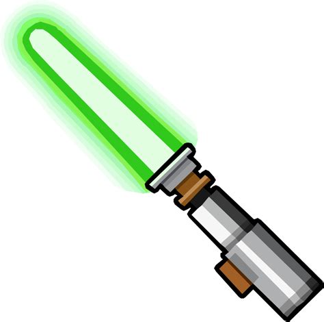 Green Cartoon Star Wars Lightsaber Clipart Free Image Download