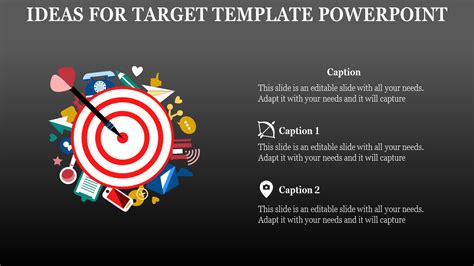 Attractive Target Template Powerpoint For Presentation