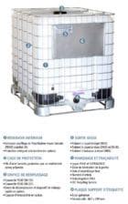 Economisez avec notre option de livraison gratuite. Cuve IBC SLX 1000 L - Conteneur Homologué UN | Hirschfeld ...