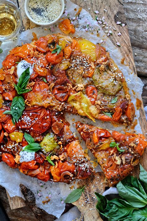 Tarte Tatin Végétalienne aux Tomates Cerises Vegan Cherry Tomatoes Tatin