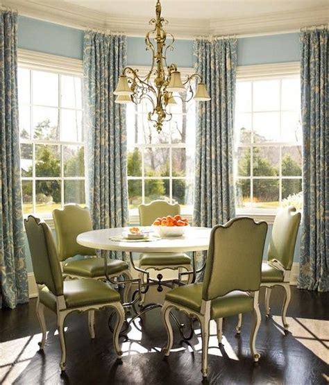 Breakfast Nook Curtains Home French Country Dining Room Dining