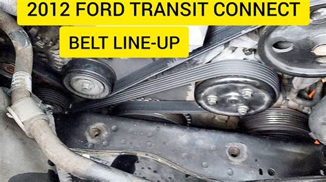 How Serpentine Belt Fixed On 2012 Ford Transit Connect Youtube