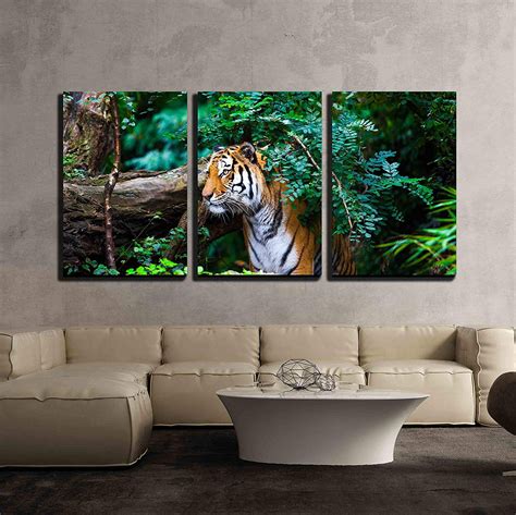 Wall Piece Canvas Wall Art Tiger Modern Home Decor Stretched