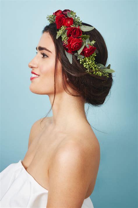 The Flower Piece Fresh Flower Headband Flower Headband Wedding Flower Hair Pieces Wedding