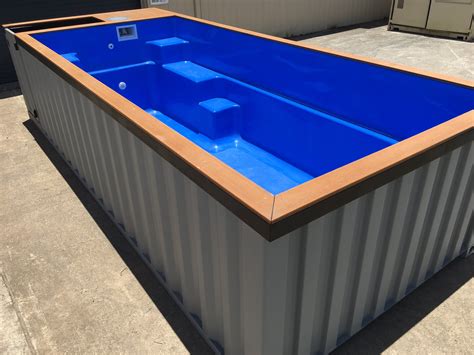 Shipping Container Pool - 6m version | Shipping container pool, Shipping container swimming pool 