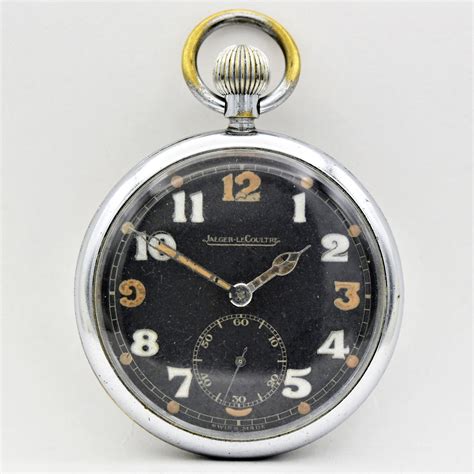 Jaeger Le Coultre British Navigators Military Pocket Watch Ashton