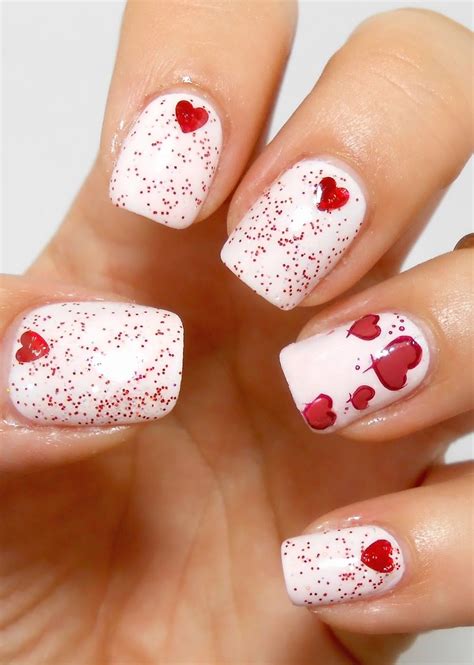Easy Valentines Day Nails For Short Nails