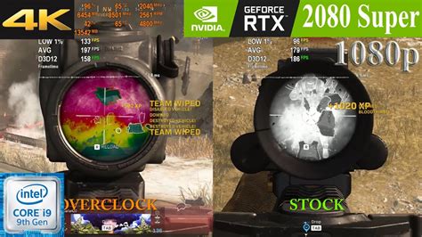Cod Modern Warfare Warzone Rtx 2080 Super 1080p Overclocked Vs