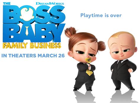 The boss baby's away at a checkup, so it's up to interim manager staci to fend off three wars: THE BOSS BABY: FAMILY BUSINESS | Watch the Trailer