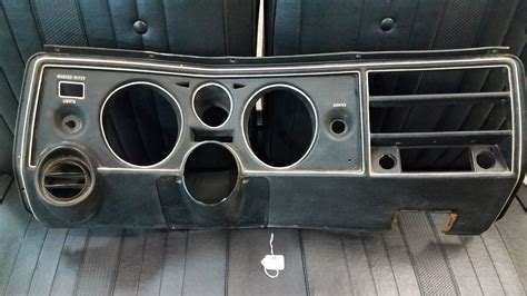 1969 Gmchevellessel Camino Malibuinstrument Panel Bezel With Under