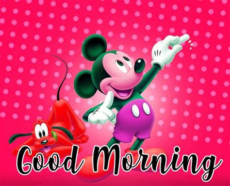 55 Good Morning Images Photo Wallpaper Pics With Mickey Mouse