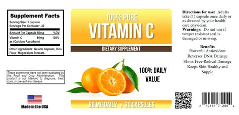 Vitamin C Label Zipzapfit®