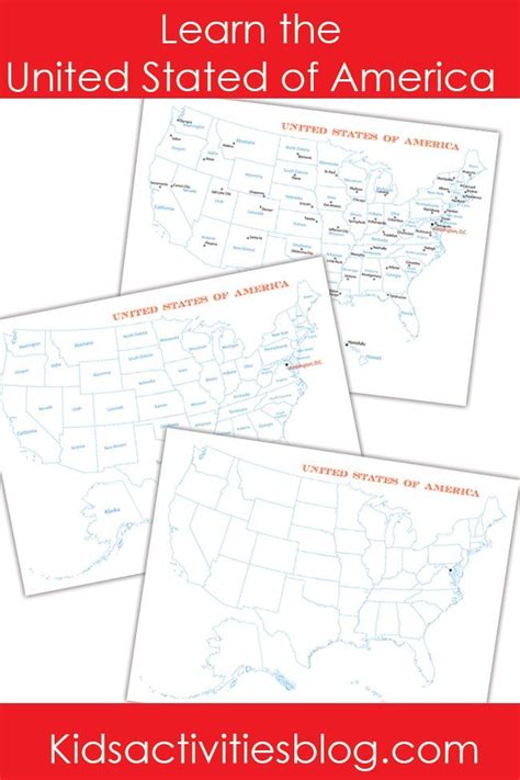 Learn The States And Capitals Kids Activities Blog Homeschool
