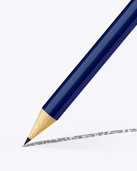 Upload your logo design or a full size pattern to cover the entire pencil. Round Pencil W/ Eraser Mockup in Stationery Mockups on ...