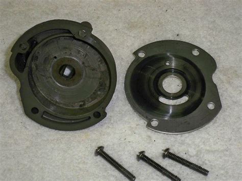 Buy EVINRUDE HP FLEETWIN OUTBOARD MOTOR WATER PUMP HOUSING AND WEAR PLATE In Waukesha