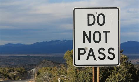 All About Do Not Pass Sign Road Signs Library Driving Test Pro