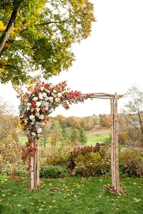 Of Our Favorite Ideas For Your Fall Wedding Fall Wedding Arches Wedding Arch Rustic