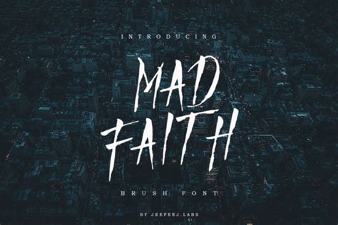 Mad Faith Brush Font Fontsera