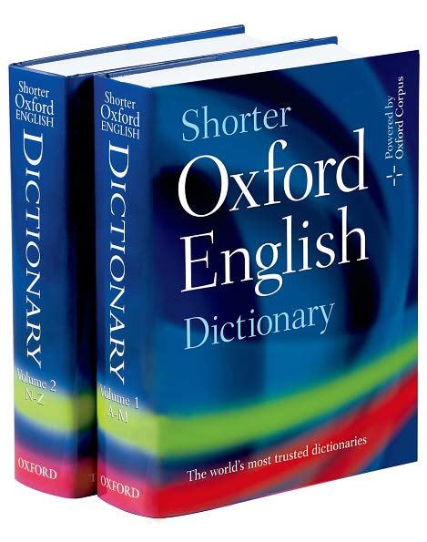 Password is a registered trademark of modulo. Shorter Oxford English Dictionary (2 Volume Set) / Edition ...