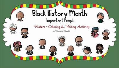 kindergarten black history month printable activities