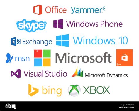 Windows 10 Operating System Logos Cut Out Stock Images And Pictures Alamy
