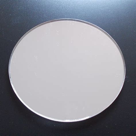 Round Circular Mirror Disc 25 SIZES TO CHOOSE - Silver Circular Acrylic