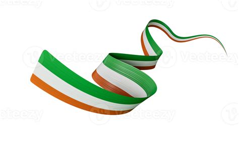 3d Flag Of Ireland Country 3d Wavy Ribbon 3d Illustration 36459869 Png