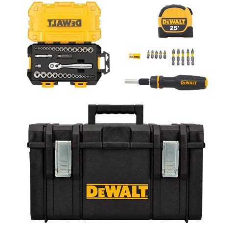 Dewalt Hand Tool Combo Kit With Tool Box 4 Piece Dwst08203040757