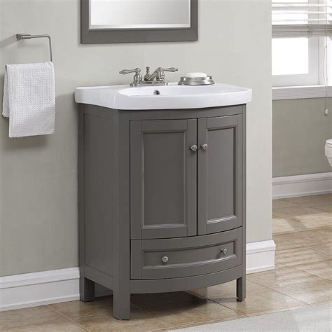 Do you need a modern bathroom vanity? RunFine Group 24" Single All Wood Modern Vanity Set & Reviews | Wayfair