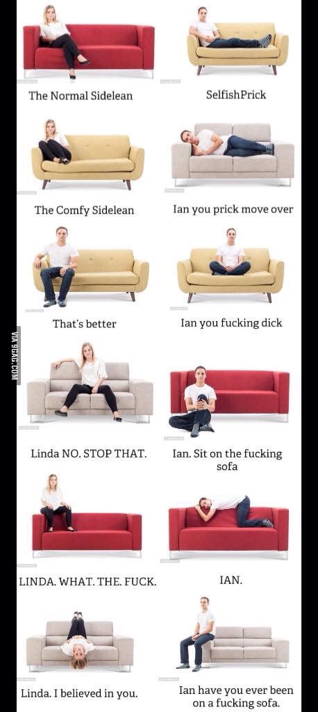 Sitting On Sofa Meme Baci Living Room