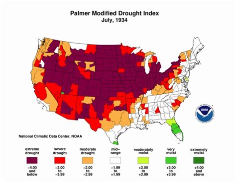1934 80 Of The Us Affected By Drought Real Climate Science