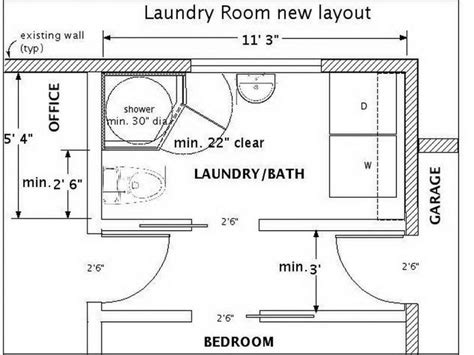 30 Bathroom Laundry Room Combo Layout A Guide To Designing A Functional And Stylish Space