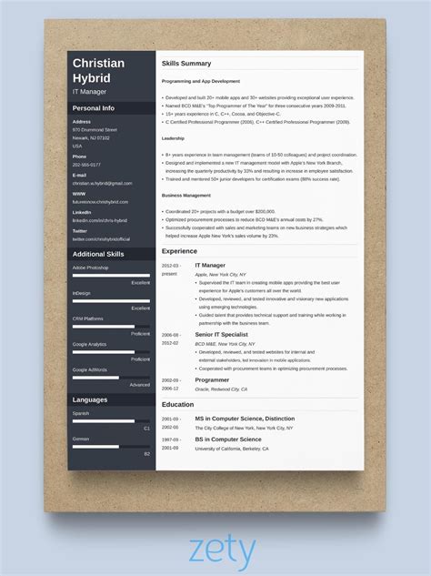 Check actionable resume formatting tips and resume formats examples & templates. Best Resume Format 2021 (3+ Professional Samples)