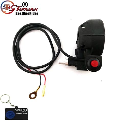 stoneder 7 8 22mm mini moto kill starter on off stop switch throttle handle housing for 47cc