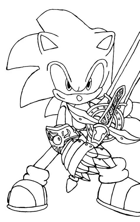 Free printable Sonic coloring pages