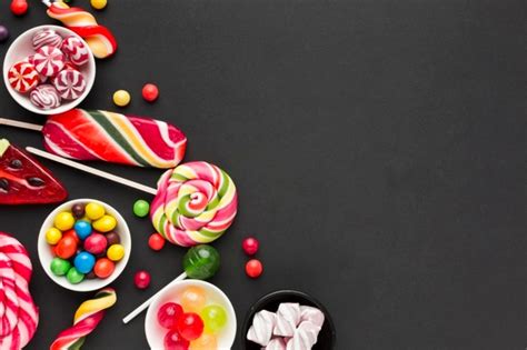 Leckere süßigkeiten mit textfreiraum | Kostenlose Foto