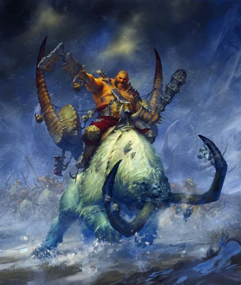 Artstation Warhammer Ogre Cover Paul Dainton Warhammer Fantasy