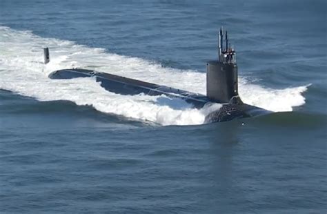 Us Navys Newest Stealth Nuclear Powered Submarine Joins Fleet