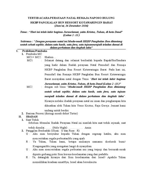 Yahya harahap dalam bukunya berjudul hukum acara perdata tentang gugatan. Tertib Acara Natal Ina Hkbp Dalam Bahasa Batak Lengkap ...